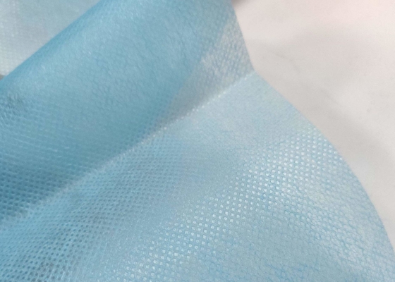 Blue White PP Nonwoven Fabric 100 Polypropylene Fabric for Hospital Hygiene Industry