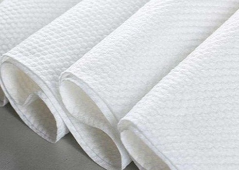 Αγορά Viscose το προϊόν μίας χρήσης υφασμάτων Spunlace μαργαριταριών πολυεστέρα σκουπίζει το μη υφανθε'ν ύφασμα Spunlace online manufacture